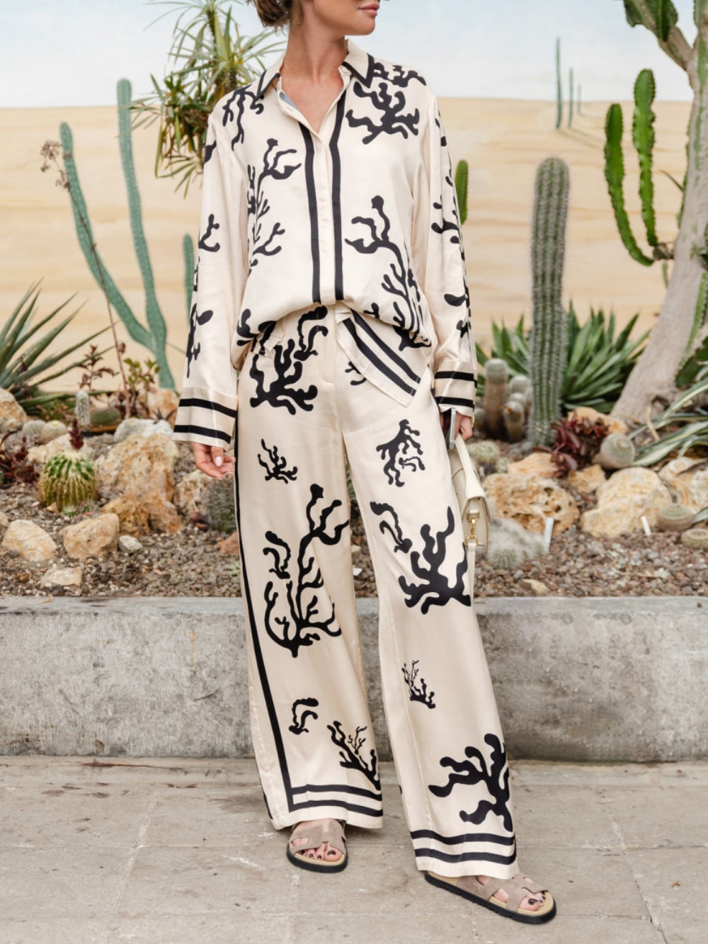 FLMNGO x LUXURY SATIN OVERSIZED SET