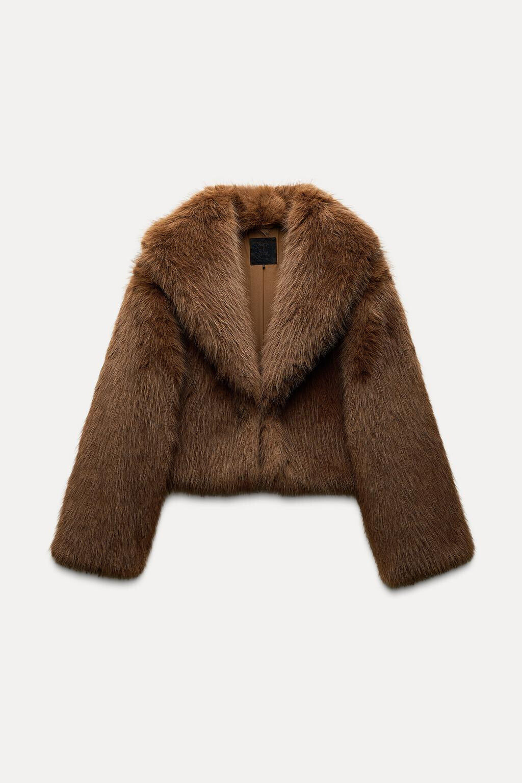 FLMNGO x Faux Fur Cropped Jacket