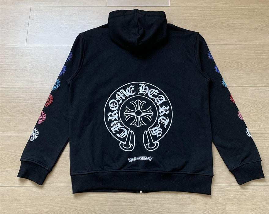 FLMNGO x Chrome Hearts Zip Hoodie