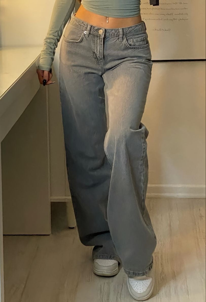 FLMNGO x MIA Low-Rise Jeans