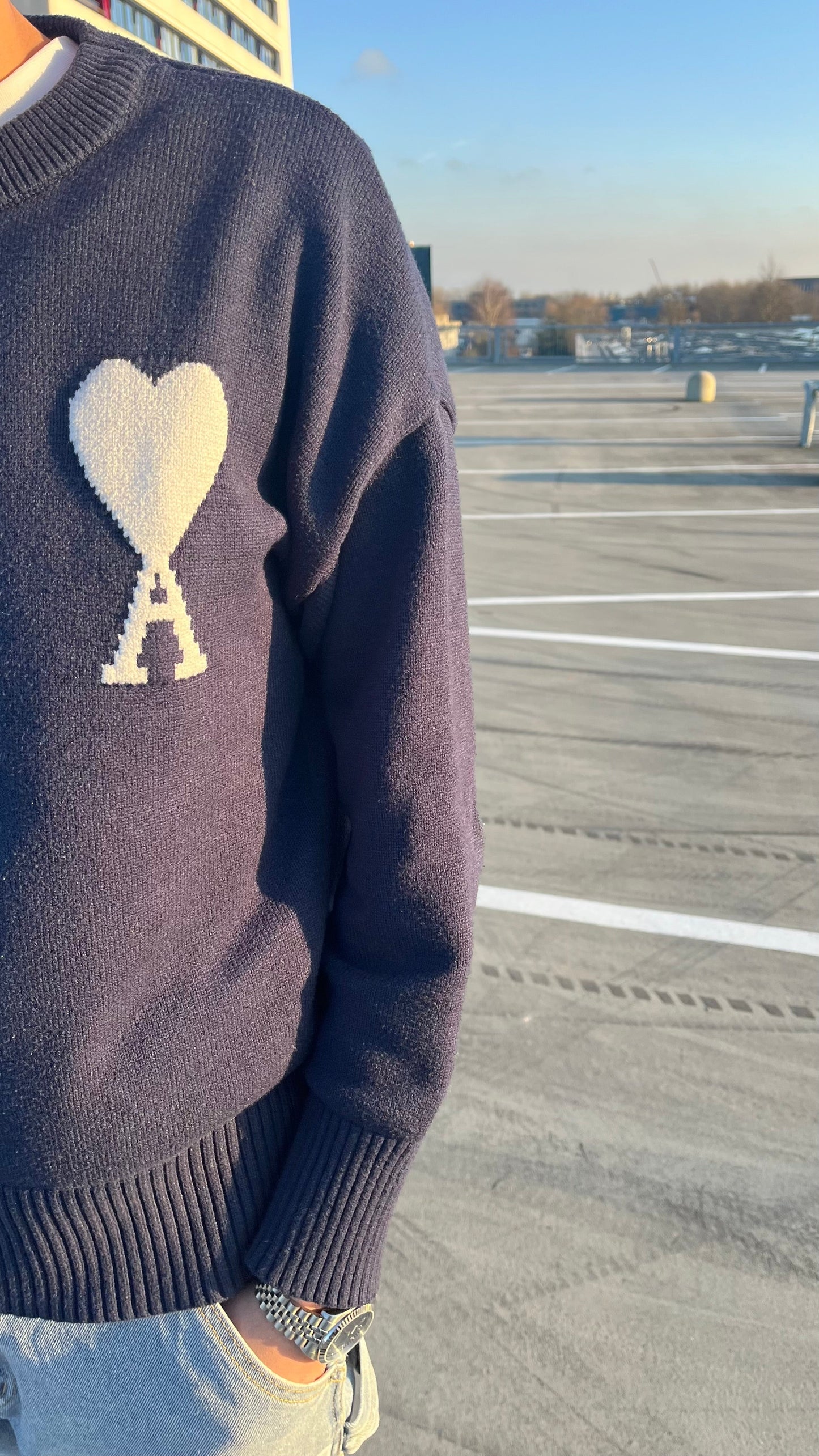 FLMNGO Heart Sweater