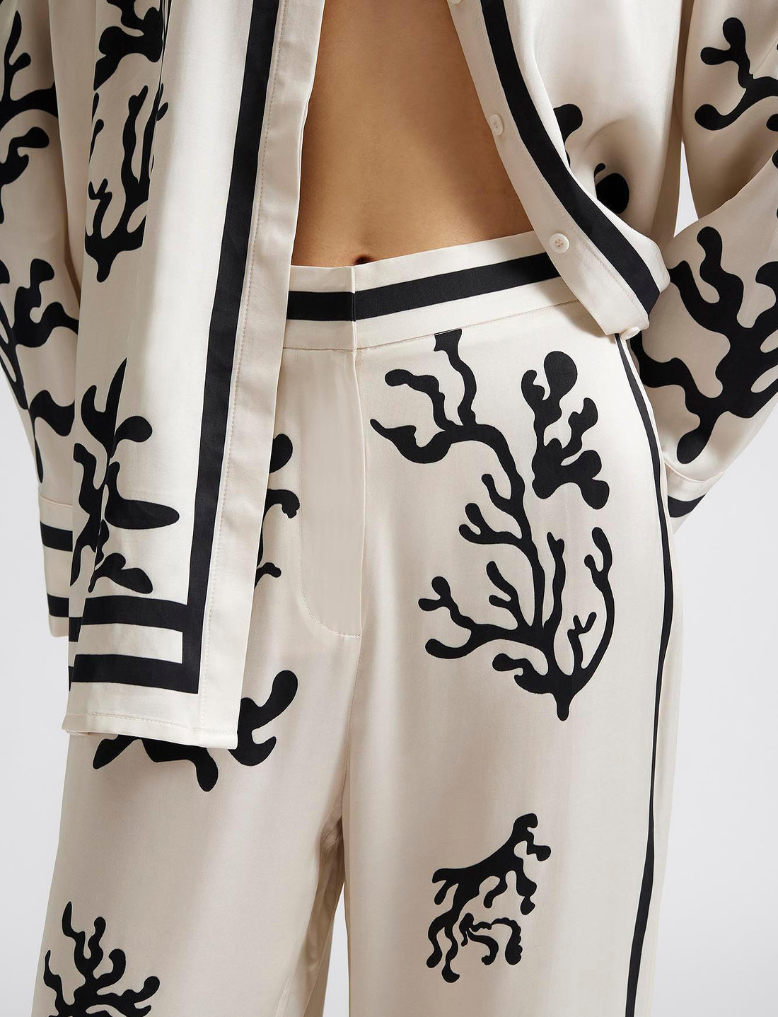 FLMNGO x LUXURY SATIN OVERSIZED SET