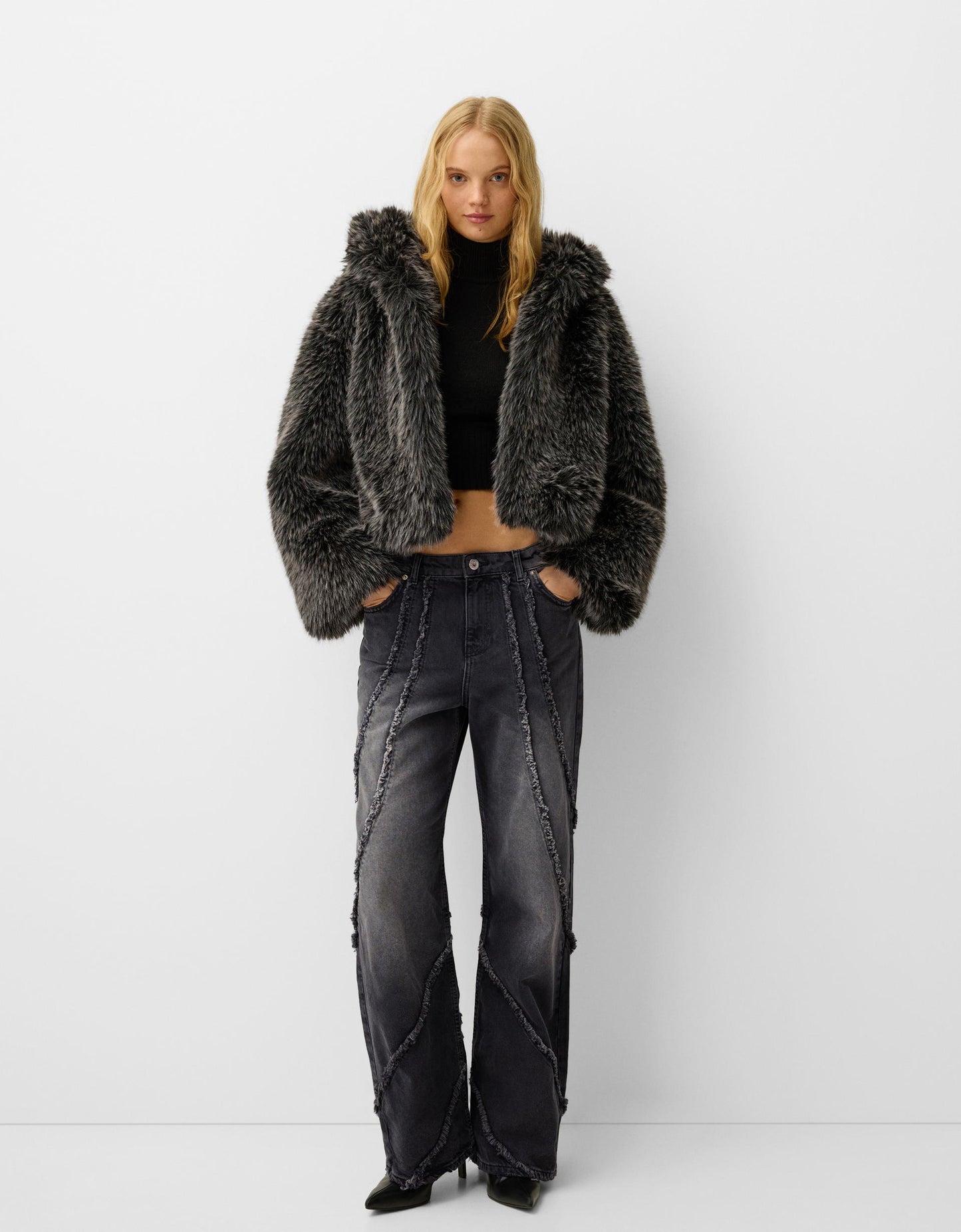 FLMNGO x Baggy Jeans with Tassels