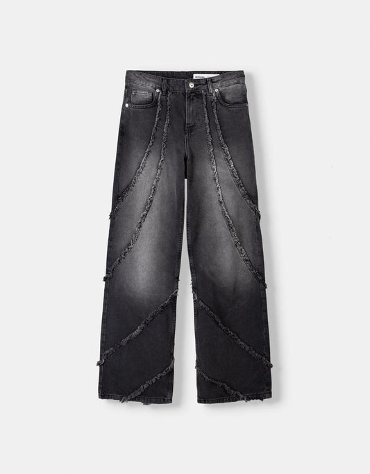 FLMNGO x Baggy Jeans with Tassels