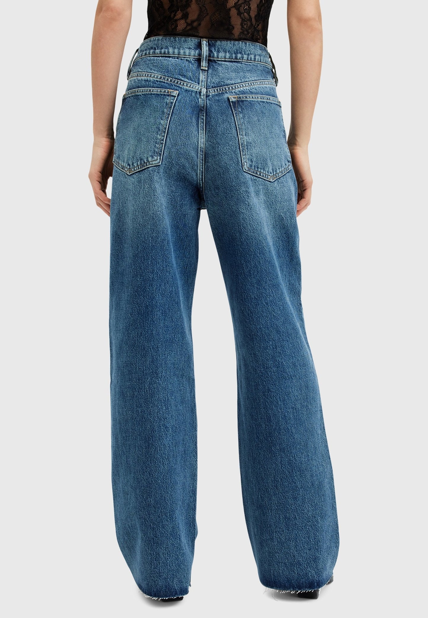 FLMNGO x Relaxed fit jeans - blue