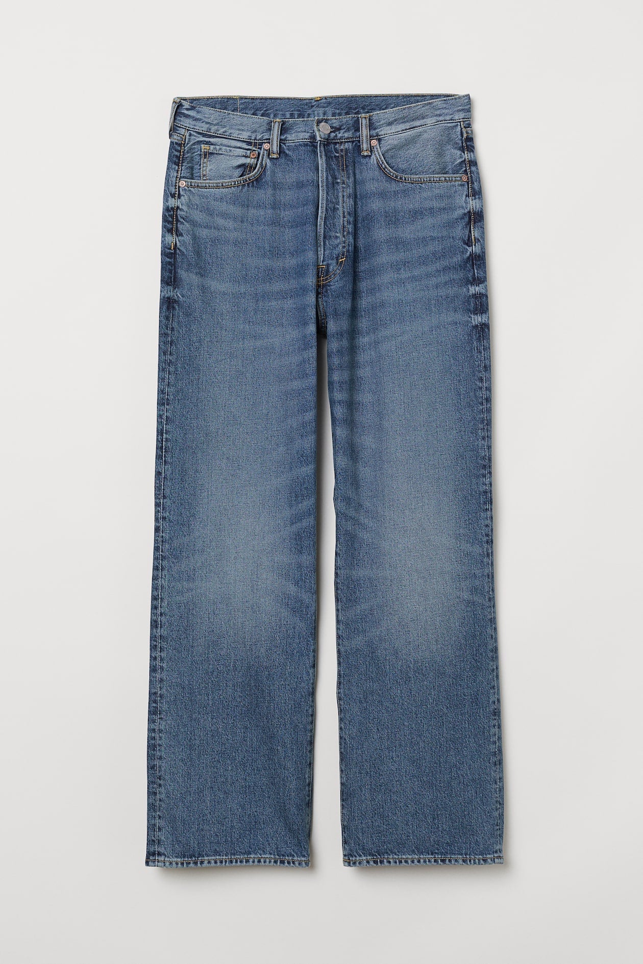 FLMNGO x Relaxed fit jeans - blue