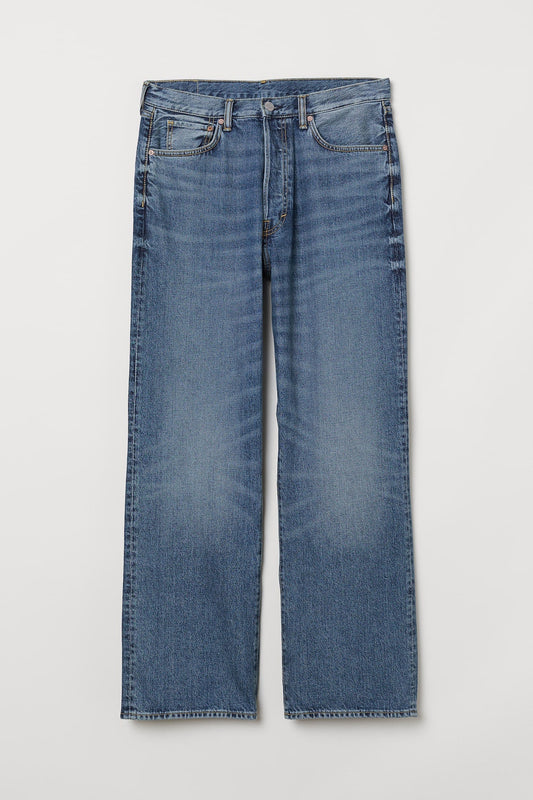 FLMNGO x Relaxed fit jeans - blue