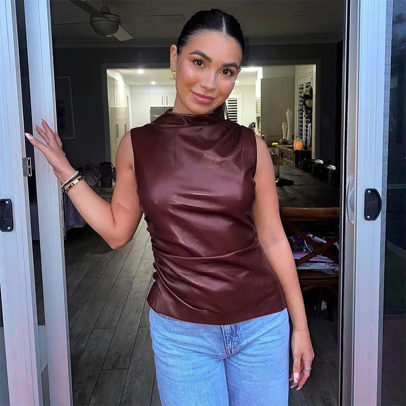 FLMNGO x Burgundy Top