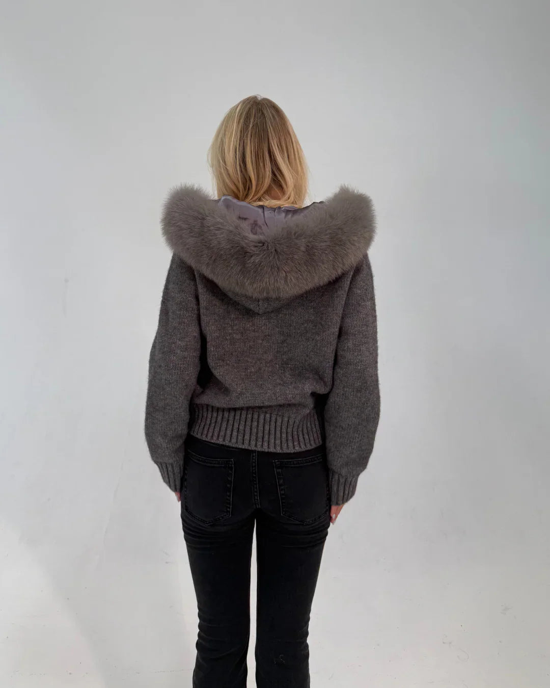 FLMNGO x FUR ZIP JACKET GREY