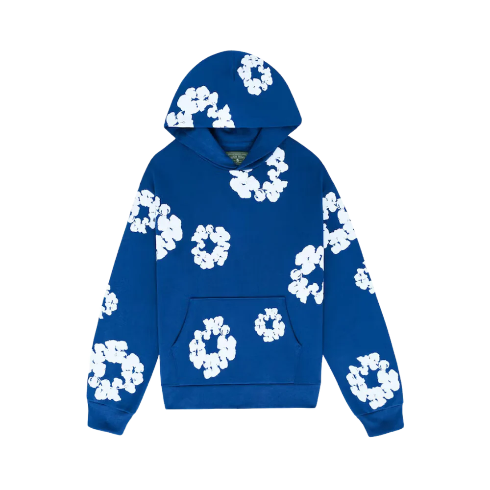 FLMNGO X Denim Trs Hoodie Royal Blue