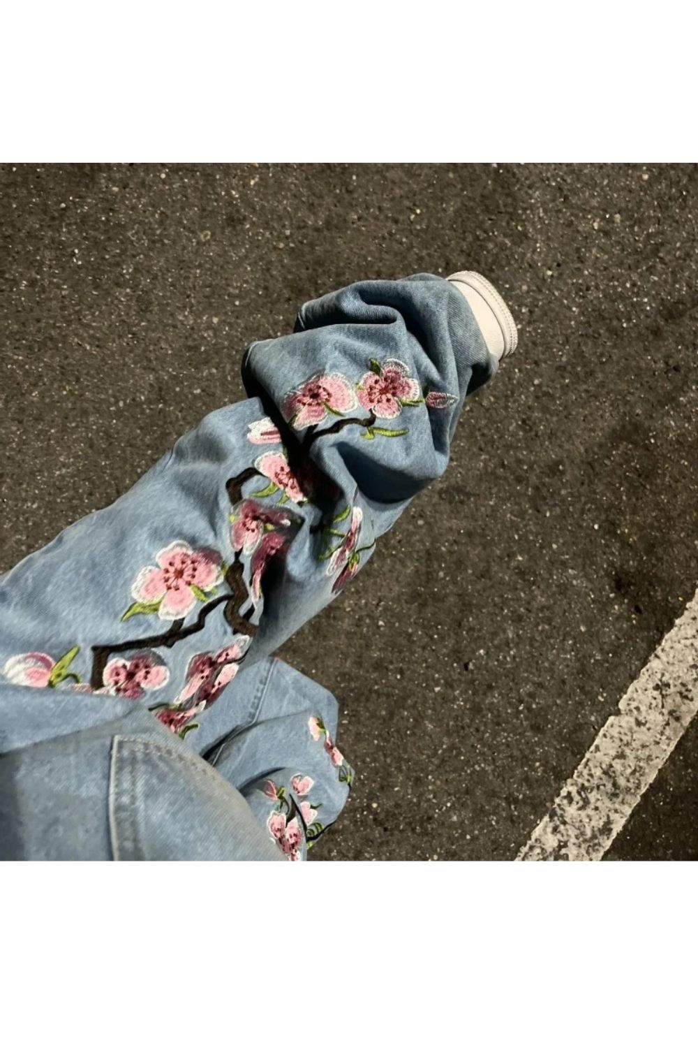 FLMNGO x  Blossom' Embroidered Jeans