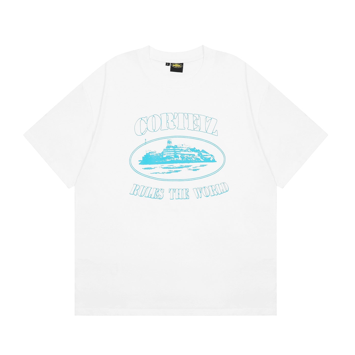 FLMNGO x Sky Blue Alcatraz T-shirt