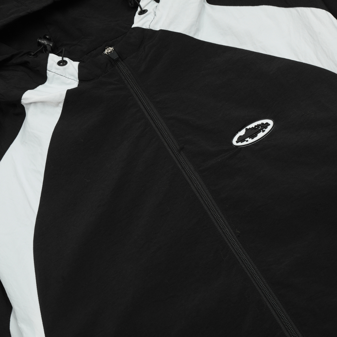 FLMNGO x Crtz Black Windbreaker
