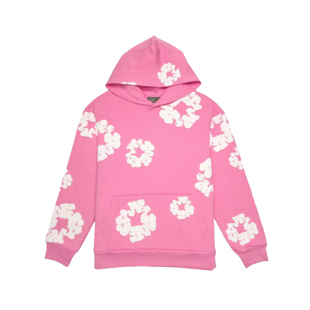 FLMNGO X Denim Trs Hoodie Pink