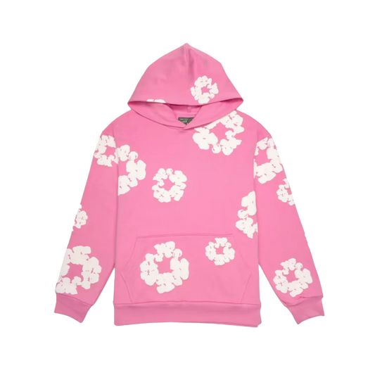 FLMNGO X Denim Trs Hoodie Pink