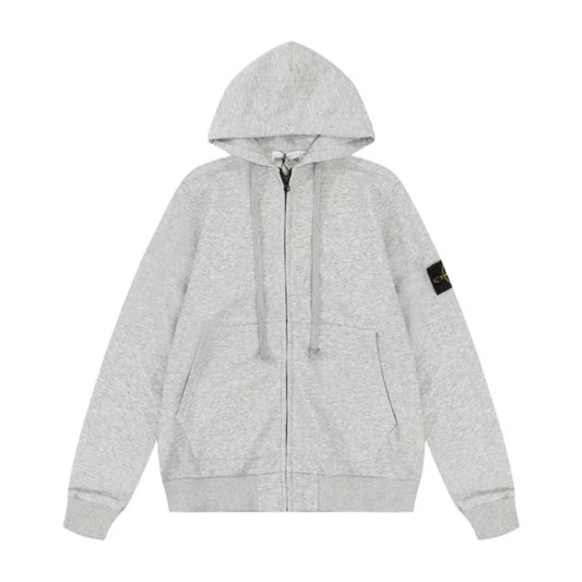FLMNGO x Stone Zip Up Gray