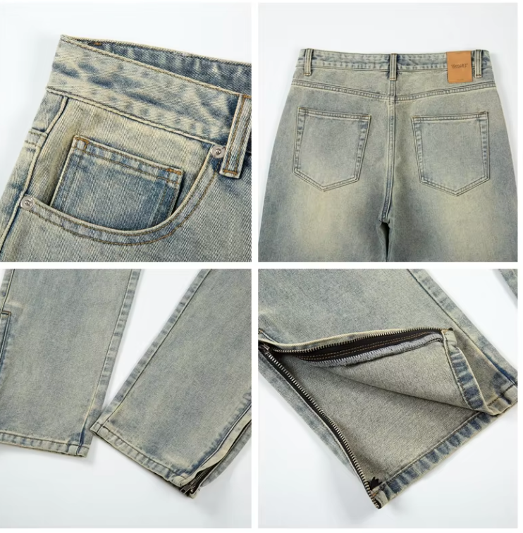 FLMNGO Zip Denim
