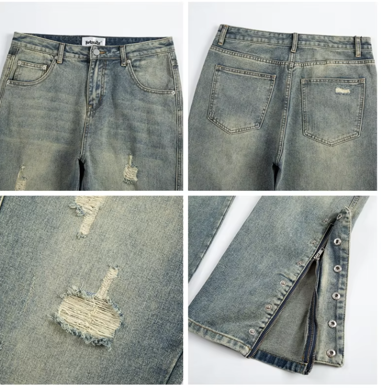 FLMNGO Button Denim