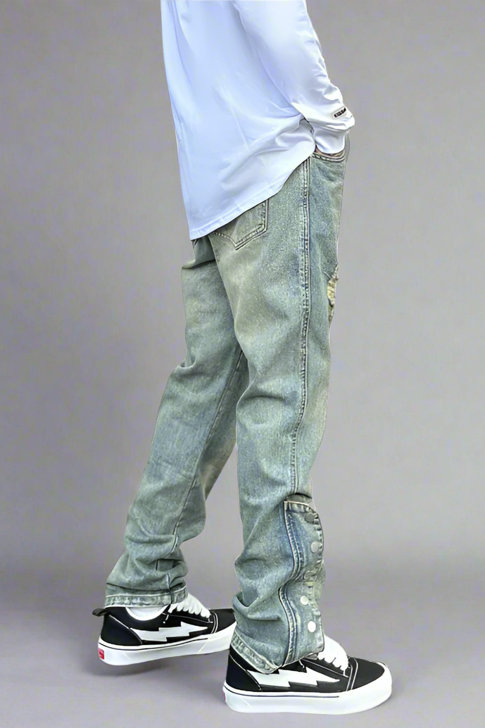 FLMNGO Button Denim