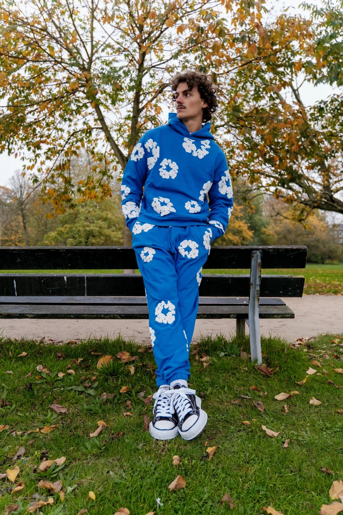 FLMNGO X Denim Trs Sweatpants Royal Blue