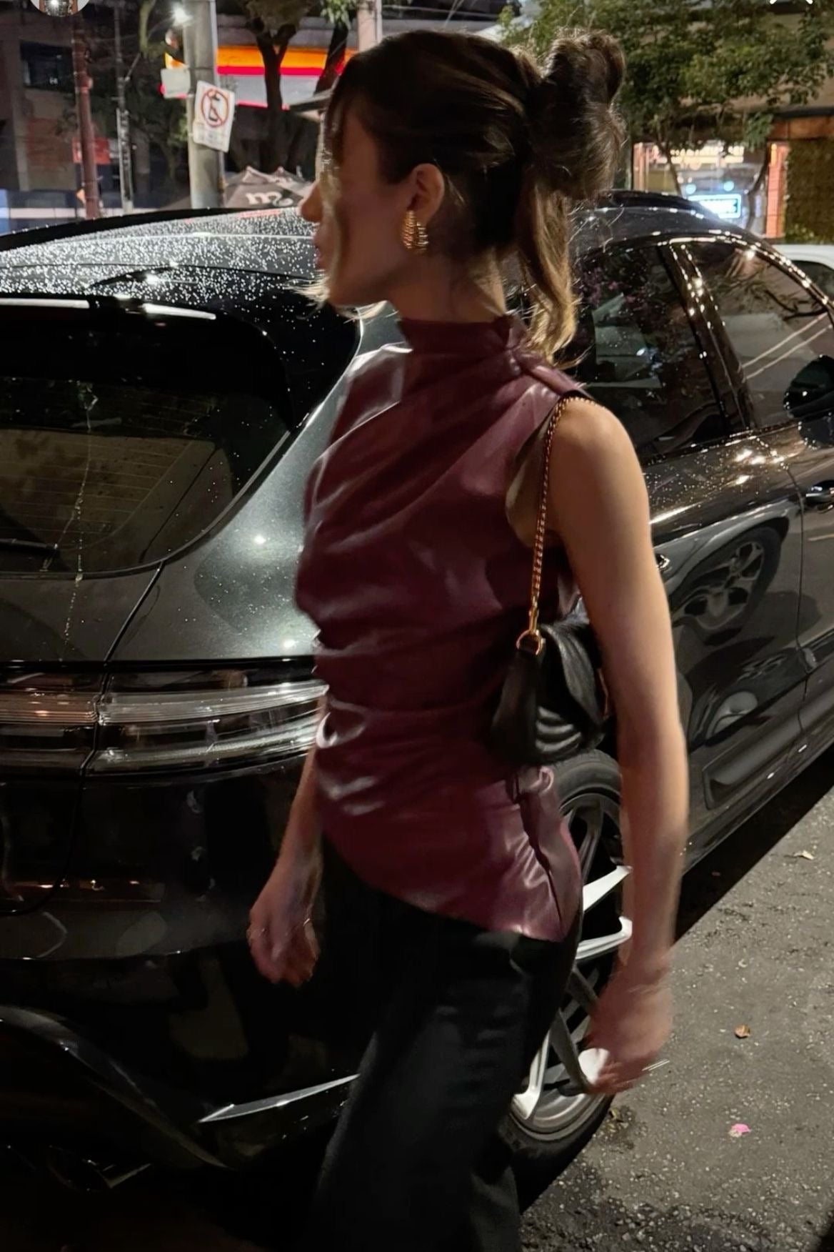 FLMNGO x Burgundy Top