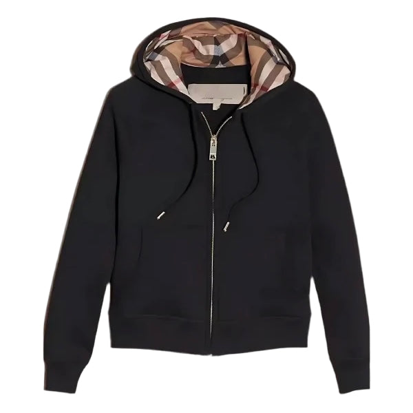 FLMNGO Chequered Zip Hoodie