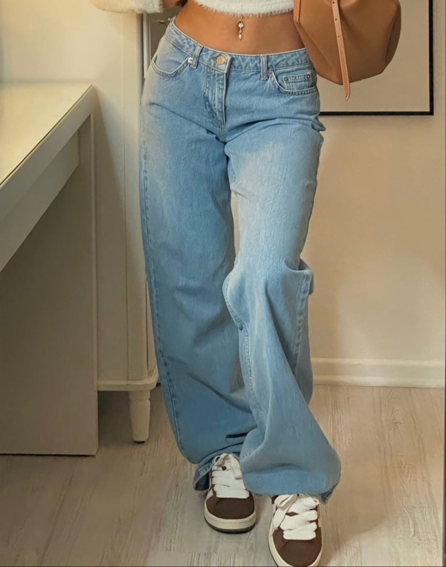 FLMNGO x MIA Low-Rise Jeans