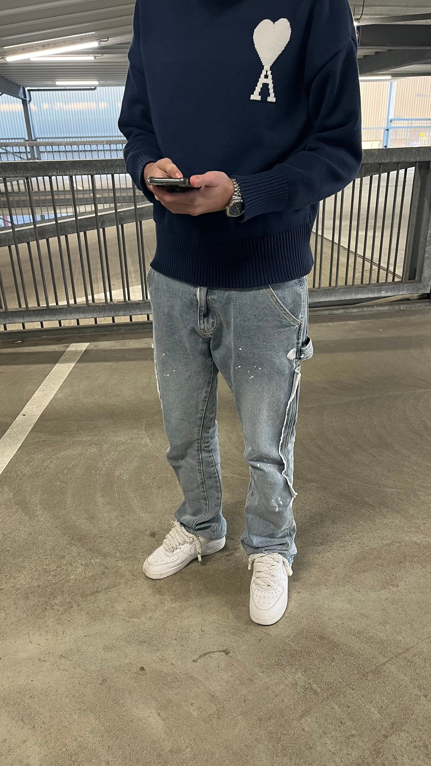 FLMNGO Heart Sweater