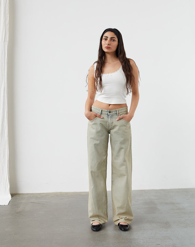 FLMNGO x MIA Low-Rise Jeans