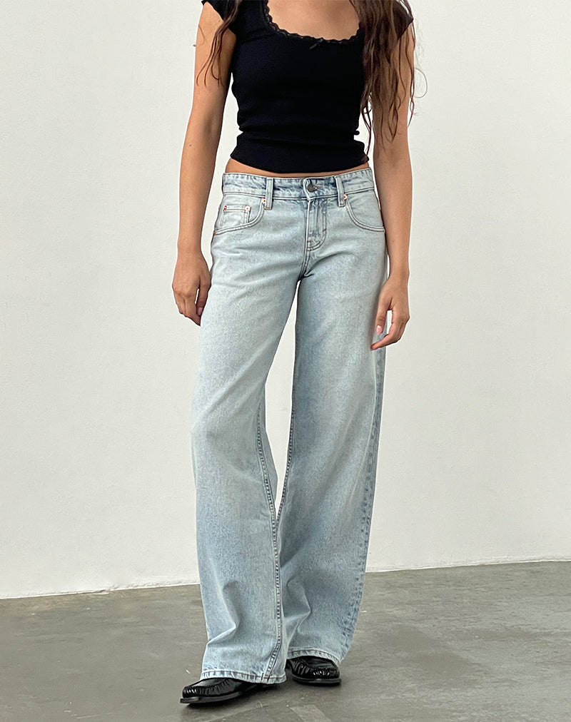 FLMNGO x MIA Low-Rise Jeans