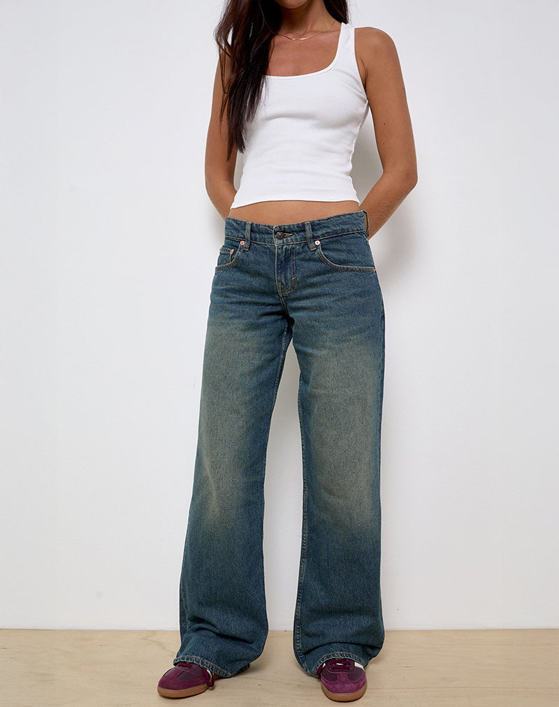 FLMNGO x MIA Low-Rise Jeans