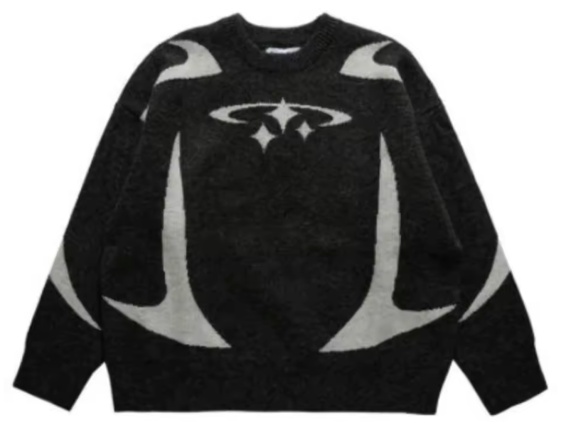 FLMNGO Y2K Black Sweater