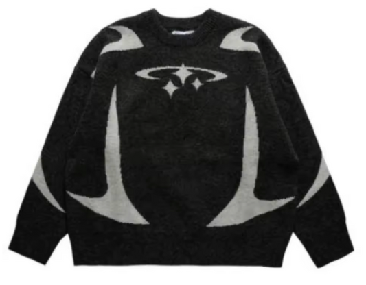 FLMNGO Y2K Black Sweater