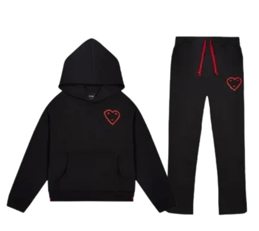 FLMNGO x Carsicko Tracksuit Black and Red