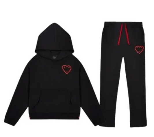 FLMNGO x Carsicko Tracksuit Black and Red