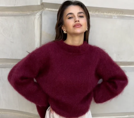 FLMNGO x Oversized Sweater Mohair Blend