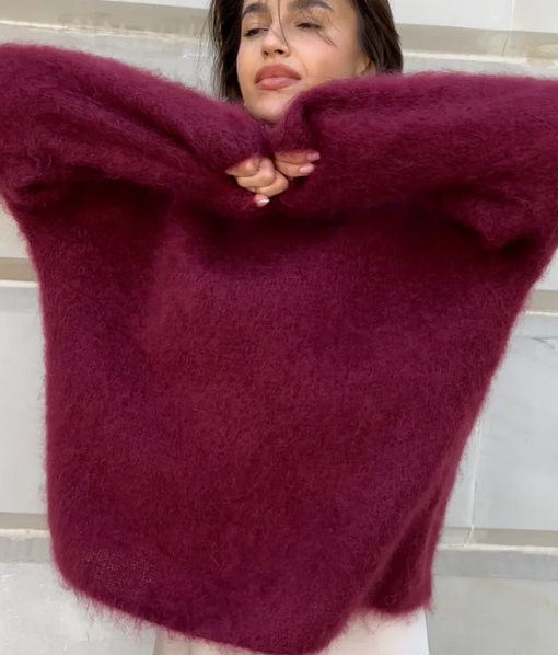 FLMNGO x Oversized Sweater Mohair Blend