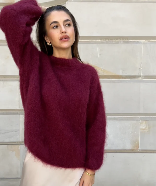 FLMNGO x Oversized Sweater Mohair Blend