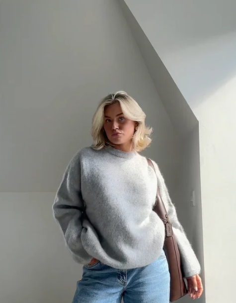 FLMNGO x Oversized Sweater Mohair Blend