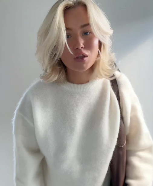 FLMNGO x Oversized Sweater Mohair Blend