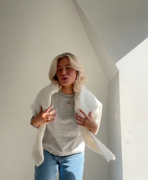 FLMNGO x Oversized Sweater Mohair Blend