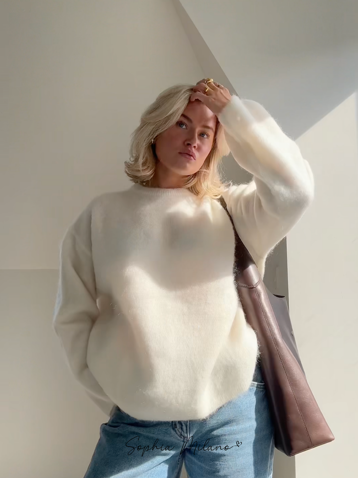 FLMNGO x Mohair Crewneck