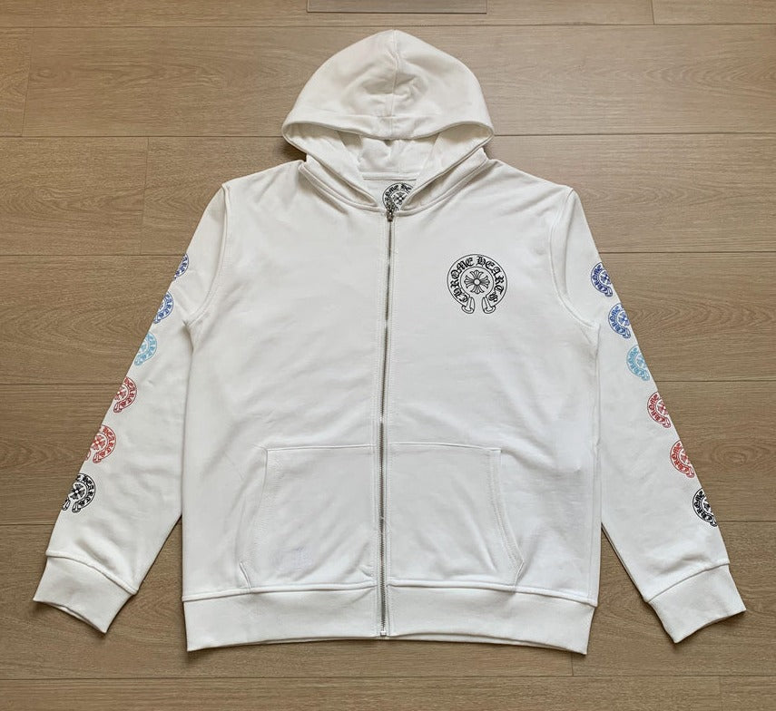 FLMNGO x Chrome Hearts Zip Hoodie