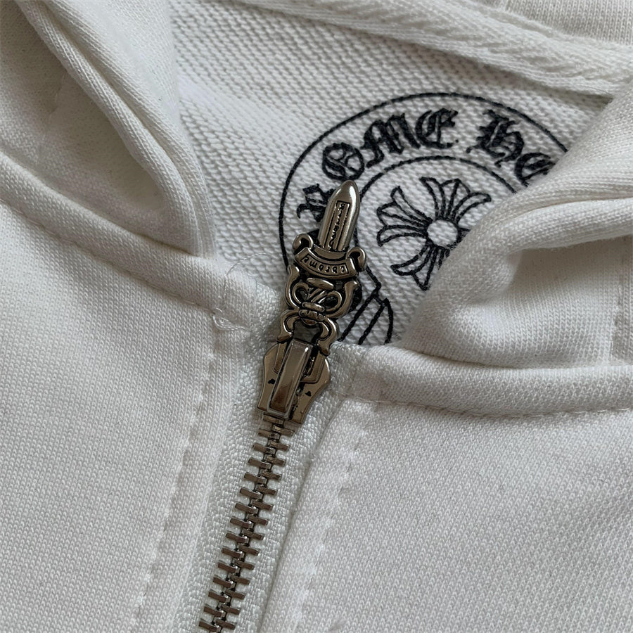 FLMNGO x Chrome Hearts Zip Hoodie