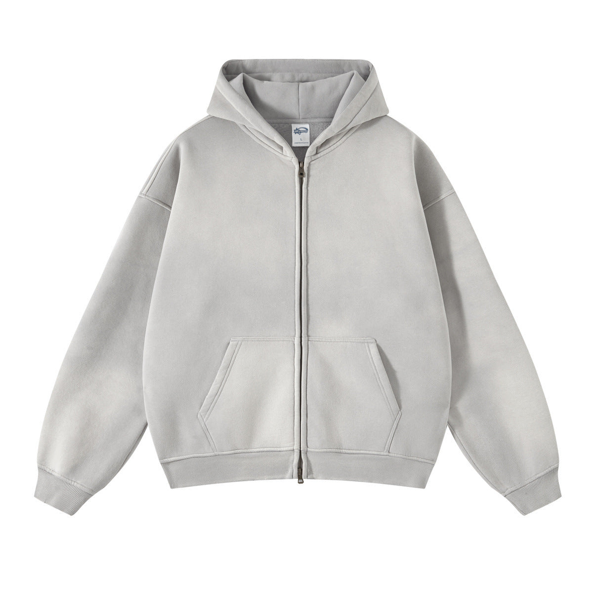 FLMNGO Washed Gray Zipper