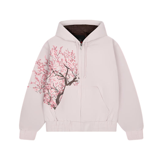FLMNGO Flower Zip Hoodie